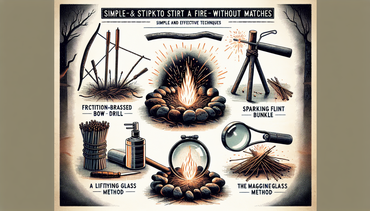 5 Easy Methods To Start A Fire Without Matches Survivalist Handbook 2808