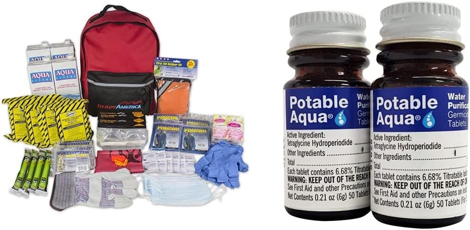 Ready America 70180 72 Hour Emergency Kit, 1-Person