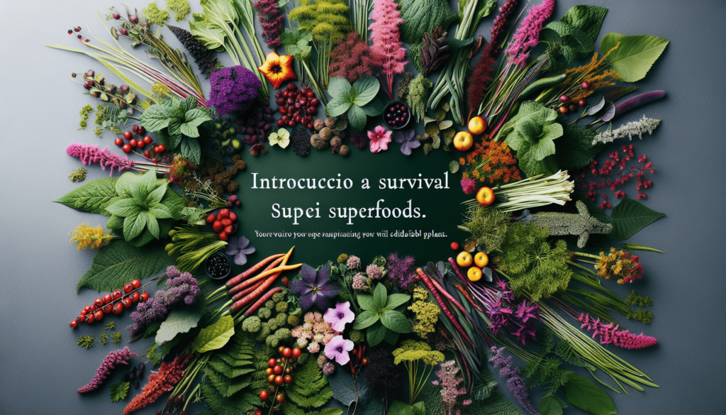 Survival Superfoods: Top Wild Edibles For Maximum Nutrition